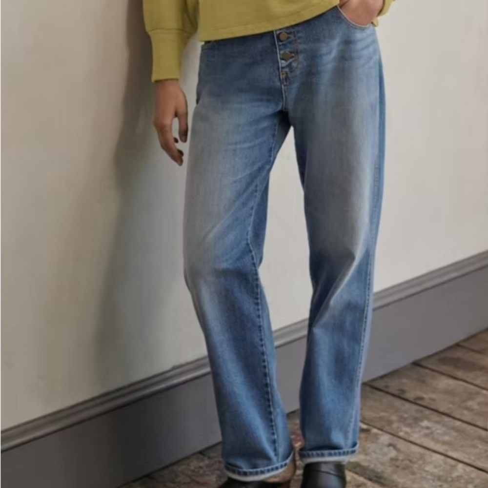 Wrap London Baggy Oversized Boyfriend Jeans  Size 4